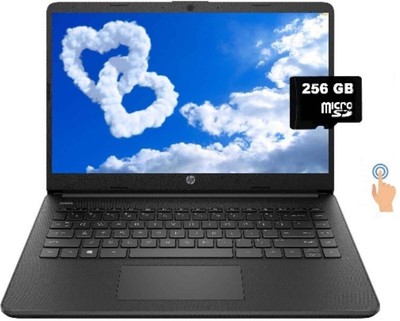 Newest HP 14'' Touch Laptop Intel 2-Core CPU 4GB RAM 320GB (64+256) Win11 Black