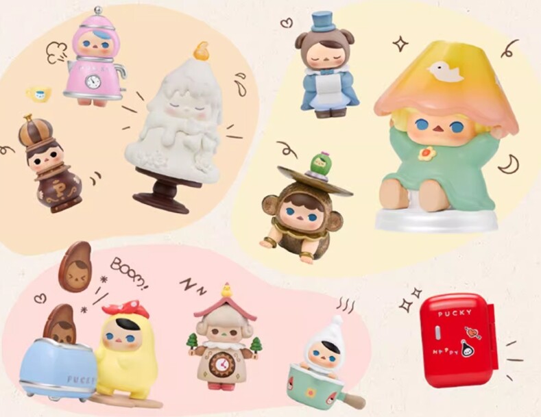 匿名配送　POPMART PUCKY Home Time ノーマルコンプセット 匿名配送 POPMART PUCKY Home Time ノーマルコンプセット - メルカリ