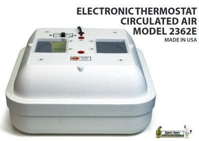 New GQF 2370 Egg Incubator with 1611 Chicken-Duck Turner (formerly 2362N)