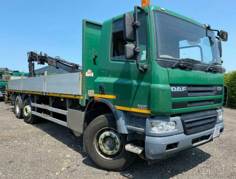 2011 DAF TRUCKS 26T CF75.310 WITH ATLAS TEREX 135.2E CRANE in Melton