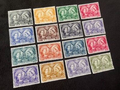 1897 Canada Diamond Jubilee Complete set MNH Modern Reproduction Stamp sv