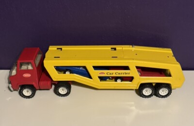 Vintage 1960 s Tonka Car Carrier Hauler Pressed Steel Ford Ranchero Fantastic