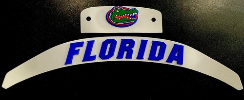 3D Bumpers - Gators Speed Set for a Full Size Football Helmet