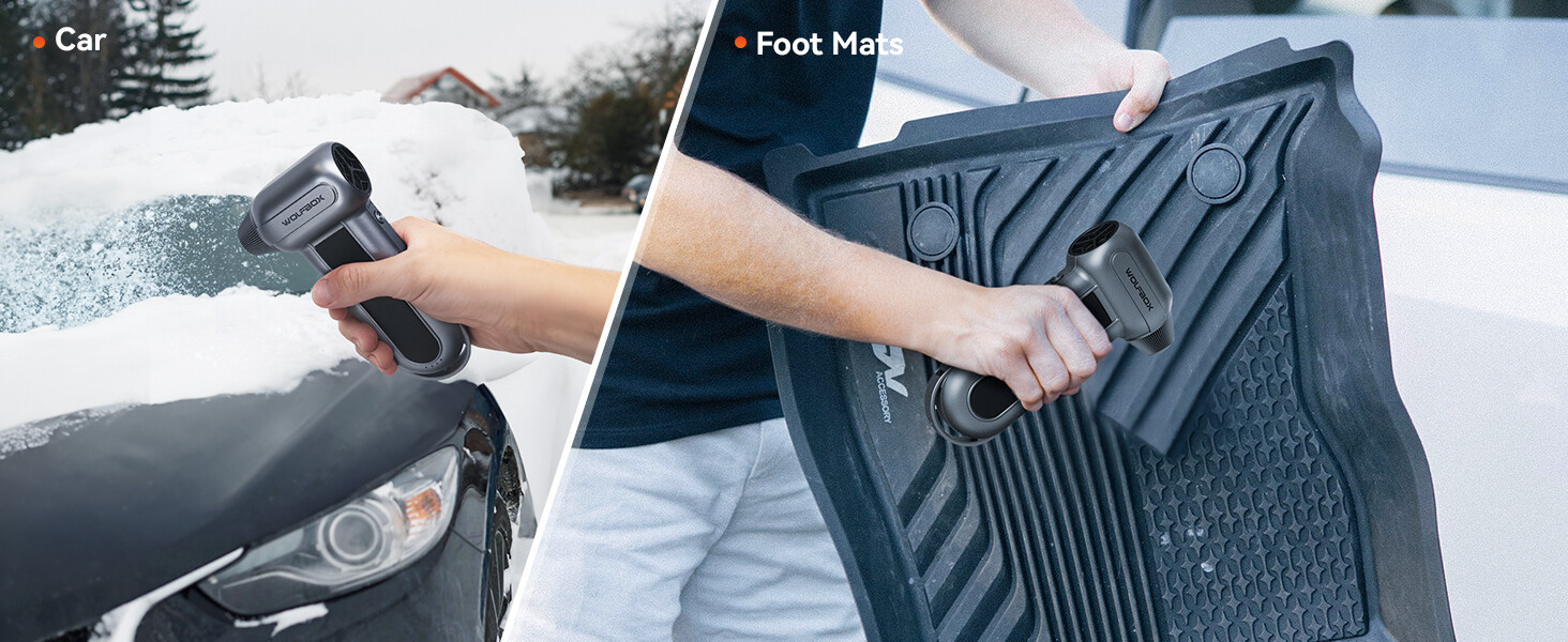 WOLFBOX 2/3PCS Compressed Air Duster-150000RPM Super Power Electric Air Duster