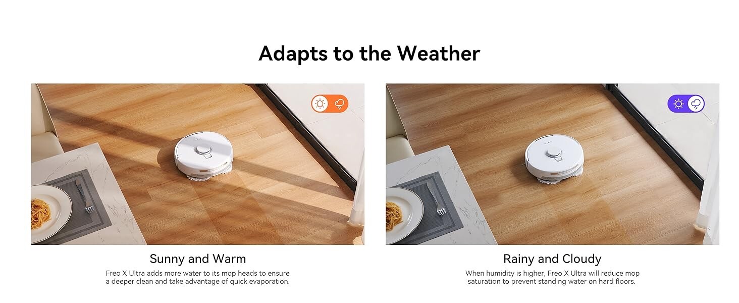 Narwal Freo X Ultra Robot Vacuum and Mop Combo, 8200Pa, White, YJCC015