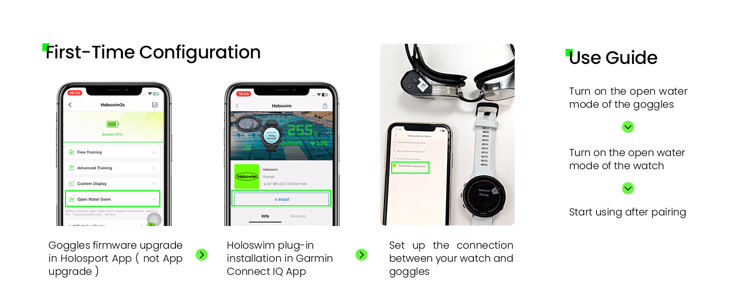 Holoswim AR Smart Swim Goggles 2 Pro