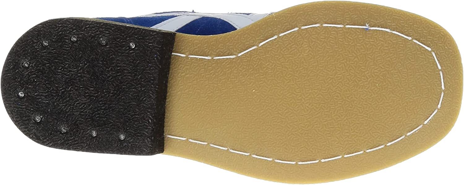 Pre-owned Asics Weight Lifting Shoes Blue White Natural Leather 1163a006 400