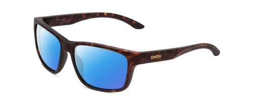 Pre-owned Smith Basecamp Polarized Unisex Sunglasses In Tortoise Brown Gold 58mm 4 Options In Blue Mirror Polar