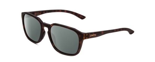 Pre-owned Smith Contour Unisex Square Polarized Sunglasses In Tortoise Gold 56mm 4 Options In Smoke Grey Polar