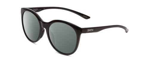 Pre-owned Smith Bayside Unisex Cateye Polarized Sunglasses In Black 54mm Choose Lens Color In Smoke Grey Polar