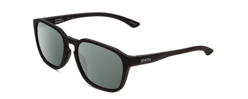 Pre-owned Smith Contour Square Unisex Polarized Sunglasses In Black 56mm Choose Lens Color In Smoke Grey Polar
