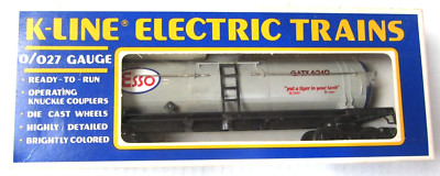 K-Line-''ESSO''Tank Car O/O27 Gauge K-6310 ''Put a Tiger in your Tank'' NOB