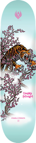 POWEL パウエル YOSOZUMI TIGER LT 8” Powell Peralta Yosozumi Tiger Skateboard Deck -8.25 Lt.Blue