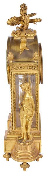 19th Century Louis XVI Style Mantel Clock, by Deniere, Paris c. 1880 France