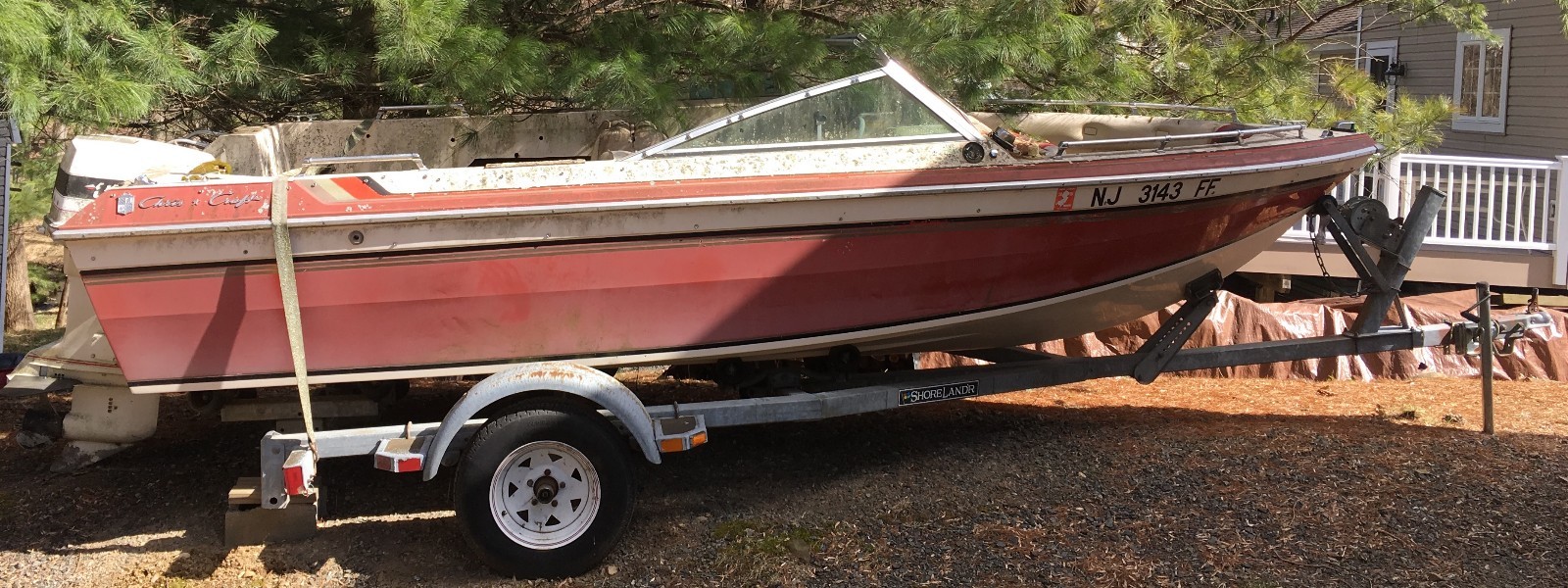 NF - 1985 Chris Craft Scorpion 16'7" Bowrider & Trailer - New Jersey