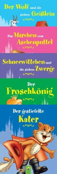 ♥ 5 Minibücher Märchenklassiker für Kinder ab 3 Jahre Geschichten NEU OVP ♥