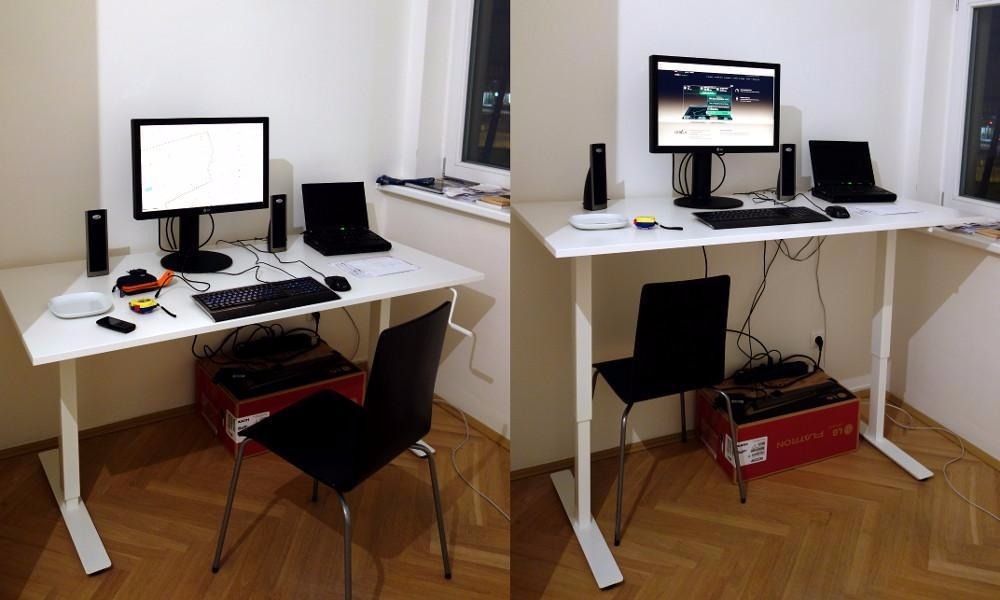Large IKEA SKARSTA sitting/standing desk in Sheffield, South