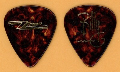 ZZ Top Billy Gibbons Vintage Guitar Pick - 1983 Eliminator Tour