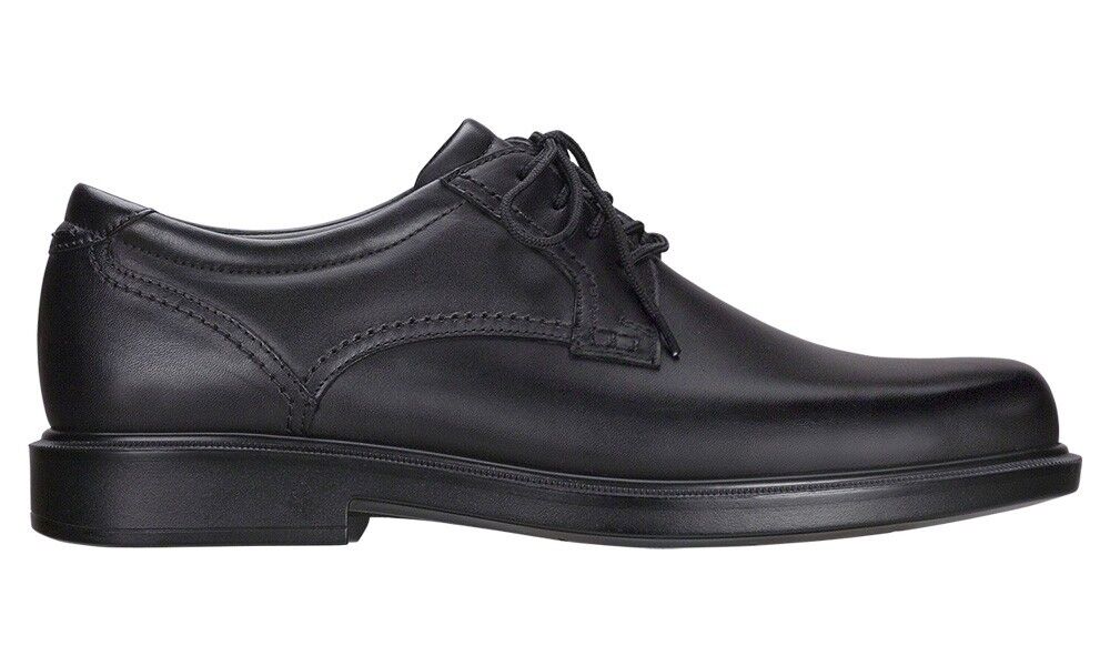 Pre-owned Sas Men's Ambassador Black Leather Oxford Orthopedic Shoe ...