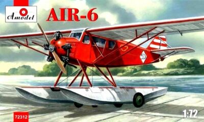 Amodel 72312 AIR-6 Soviet Floatplane, 1/72 scale plastic model kit