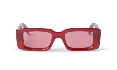 Pre-owned Off-white Arthur Oeri127s24pla0012828 Burgundy In Red