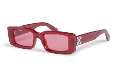 Pre-owned Off-white Arthur Oeri127s24pla0012828 Burgundy In Red