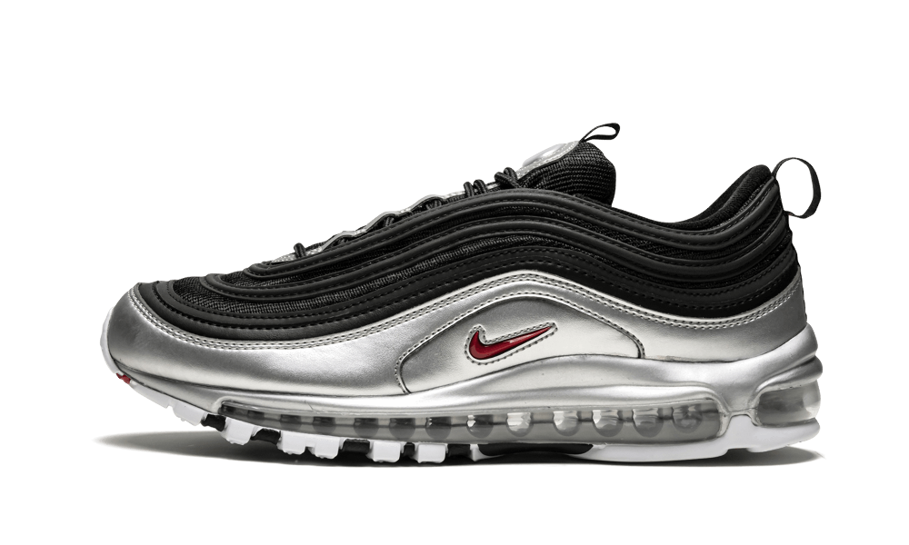 Nike Air Max 97 QS GS Silver Bullet SKU 918890 001 Size 6.5y Nike Air Max 97 QS GS Silver Bullet SKU 918890 001 Size 6.5y
