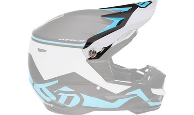 6D Visor for ATR-2 Youth Helmet - Drive Cyan