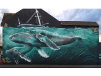 Street Artist - Urban Art Murals - Graffiti Artist Graffiti Art - Aerosol Spray Can - CARDIFF
