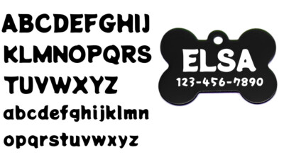 Dog Tag, Aluminium Personalized Pet Tags, Custom Text,Anti-Loss ID Cat Dog Tags