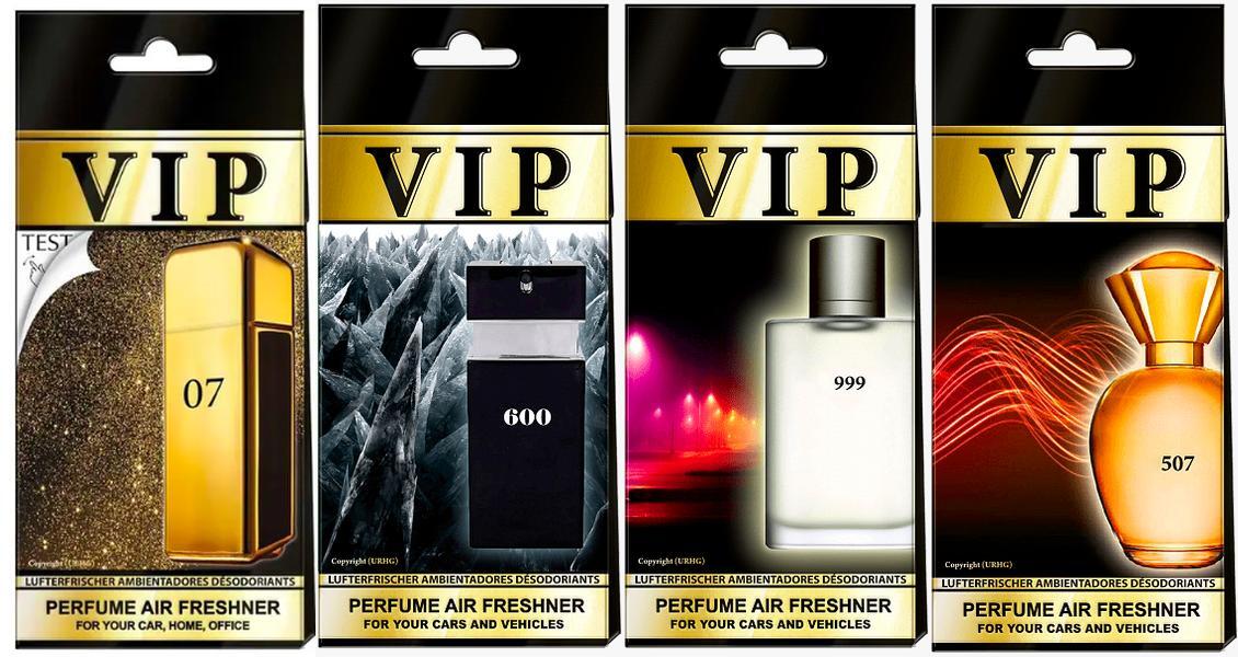 4 PACK MOST WANTED MEN VIP MIX – PREMIUM DUFTENDE AUTO-LUFTERFRISCHER