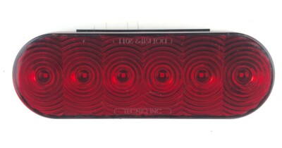 Triton 08478 Red LED Oval Tail Light