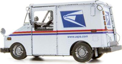 LLV Mail Truck USPS United States Postal Service Steel Model Kit by Metal Earth