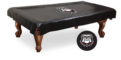 University of Georgia Pool Table Cover w/ Bulldogs Logo