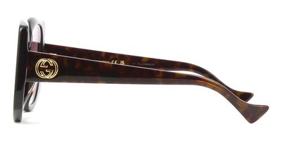 Pre-owned Gucci Gg1257sa-003 Havana Havana Red Sunglasses