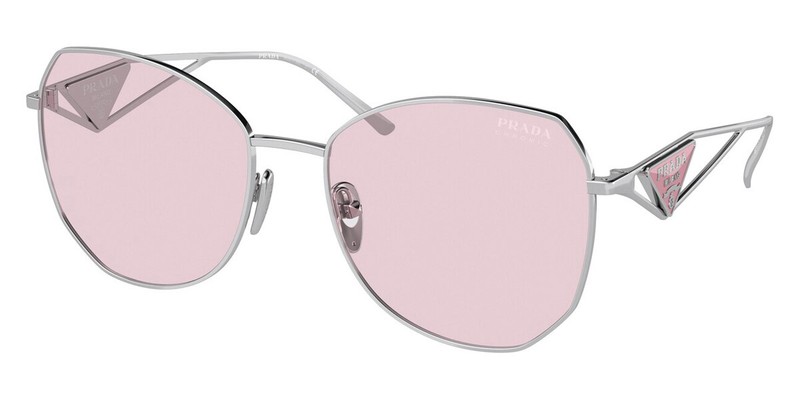Prada Women PR-57YS-1BC06R Fashion 57mm Silver Sunglasses
