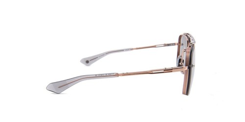Pre-owned Dita Mach Six Dts 121-02 Rose Gold Titanium Light Gray Lens Men Sunglasses