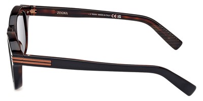 Pre-owned Ermenegildo Zegna Ez0229 Sunglasses Unisex Black 47mm 100% Authentic In Monocolor