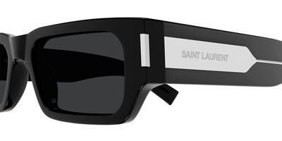 Pre-owned Saint Laurent Sl 660 Sunglasses Unisex Black/crystal 54mm 100% Authentic