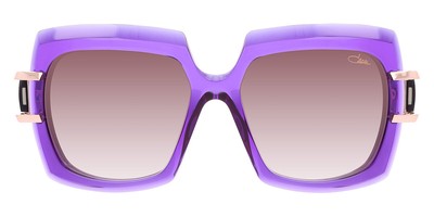 Pre-owned Cazal Sunglasses 8508-001 Violet Gold Frame Violet Gradient Lens