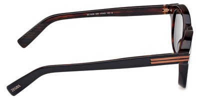 Pre-owned Ermenegildo Zegna Ez0229 Sunglasses Unisex Black 47mm 100% Authentic In Monocolor