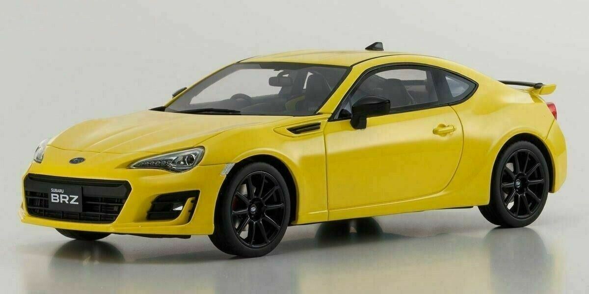【限定400台】京商 samurai 1/18 スバル BRZ イエロー 1/18 Subaru BRZ GT RHD Samurai Yellow Diecast Model Car by