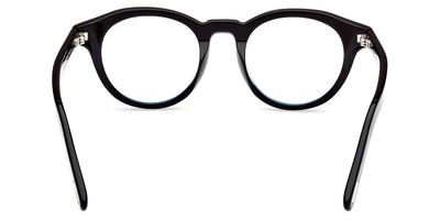 Pre-owned Tom Ford Ft5931-d-b Men Sunglasses Shiny Black 49mm & Authentic In Blue Filter