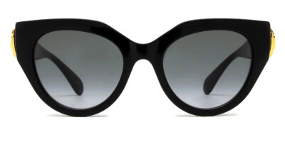 Pre-owned Gucci Gg1408s Sunglasses Women Black / Gray Gradient 52mm 100% Authentic