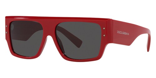 Женские солнцезащитные очки Dolce & Gabbana красного цвета 56 мм DG4459-309687-56