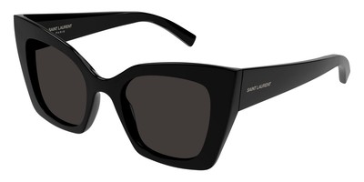 Pre-owned Saint Laurent Sl 552 Sunglasses Black Black Cat Eye 51mm & Authentic