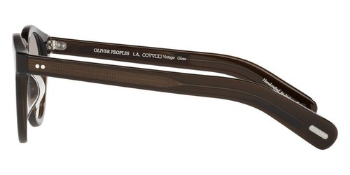 Pre-owned Oliver Peoples Ov5450su 162532 Martineaux Sunglasses Espresso Moondust Gradient In Clear, Ready For Your Rx