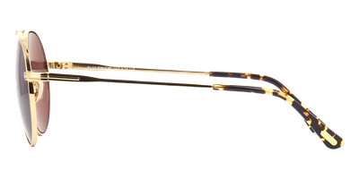 TOM FORD TOM FORD SUNGLASSES MEN WOMEN GOLD PILOT FRAME BROWN LENS FT0773 30E 58MM SMITH