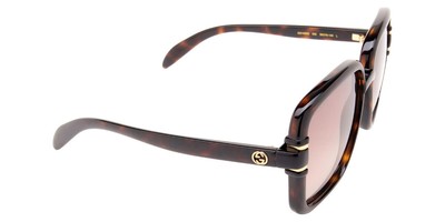 Pre-owned Gucci Gg1066s-002-59 Havana Havana Brown