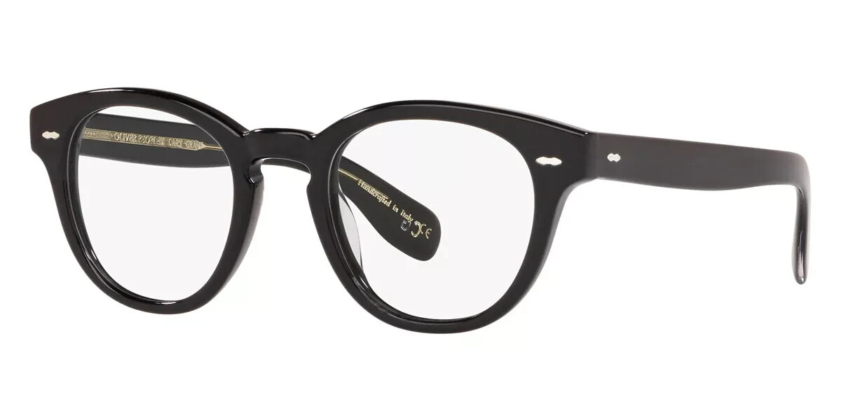 Pre-owned Oliver Peoples Unisex 48mm Black Eyewear Ov5413f 1492 48 Opticals Frame In Clear
